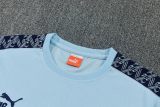 26-27 Man City Short shirts and Long trousers Suit (圆领)