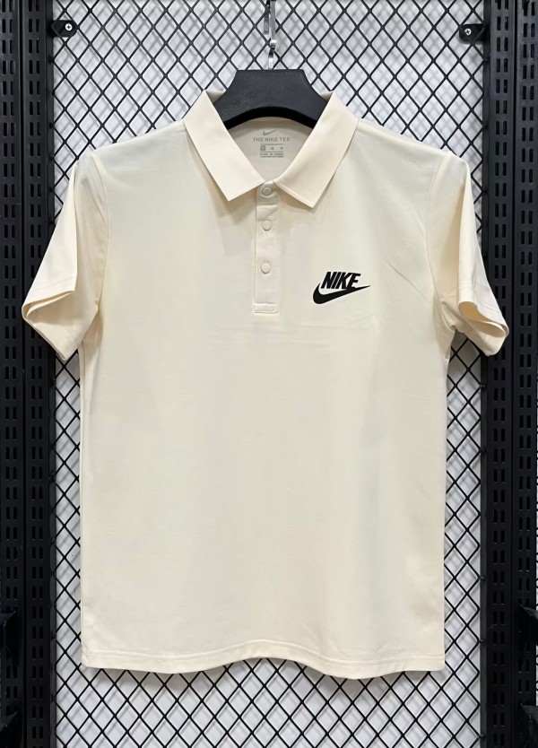 2026 NK Light beige High Quality Polo Short Sleeve
