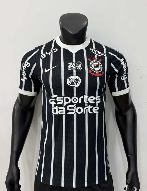 26-27 Corinthians Print All Sponsor Player Version Soccer Jersey*全广告