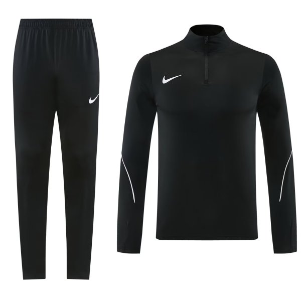 2026 NK Black violet Half Pull Tracksuit