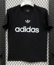 2026 AD Black High Quality Pure Cotton Casual T-Shirt