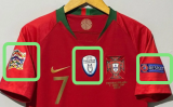 2018 Portugal Home Retro Soccer Jersey