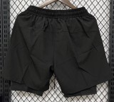 2026 ON Black Casual Double Layer Short Pants
