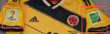 2014 Colombia Home Retro Soccer Jersey