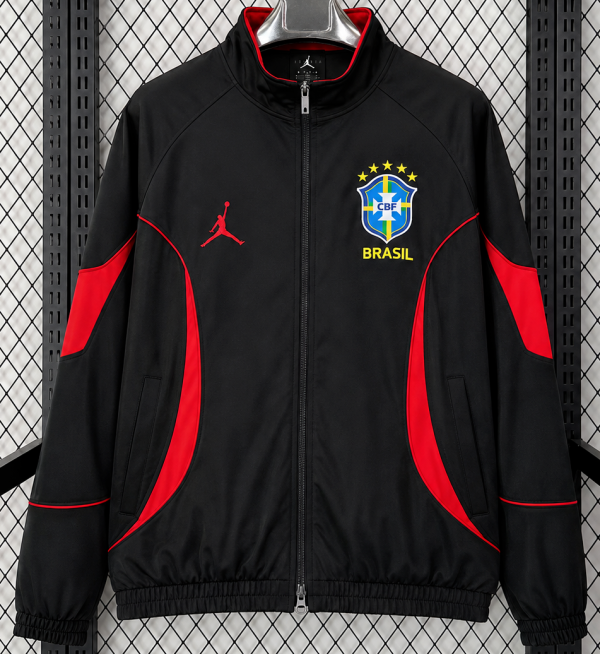 2026 Brazil Retro Windbreaker