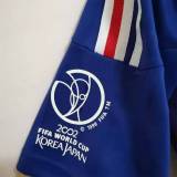 2002 France Home Retro Soccer Jersey