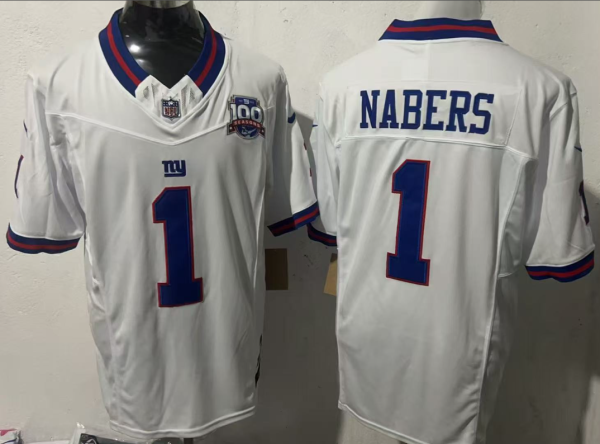 2026 NFL New York Giants New Pattern Jersey