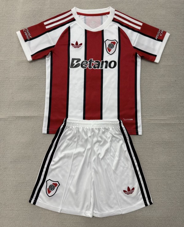 26-27 River Plate Away Kids Soccer Jersey