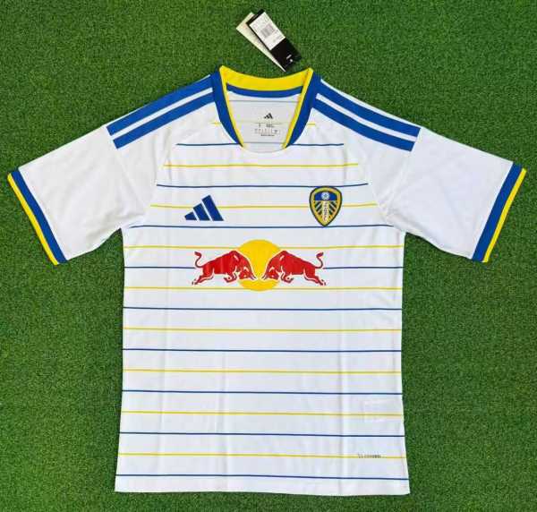 26-27 Leeds United Home Fans Soccer Jersey