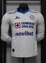 26-27 Cruz Azul Away Long Sleeve Player Version Soccer Jersey*长袖球员