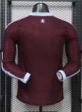 26-27 Aston Villa Home Long Sleeve Player Version Soccer Jersey*长袖球员