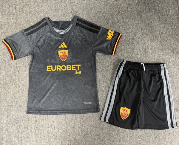 26-27 Roma Third Kids Soccer Jersey