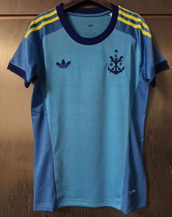 26-27 Flamengo Blue GoalKeeper Women Fans Soccer Jersey (女)