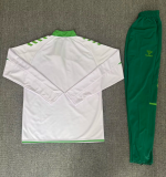 26-27 Real Betis High Quality Kids Half Pull Tracksuit