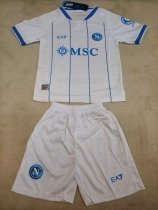 26-27 Napoli Away Kids Soccer Jersey