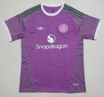 26-27 Man Utd Pink Goalkeeper Fans Soccer Jersey