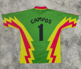 1994 Mexico Red Campos #1 GoalKeeper Retro Soccer Jersey