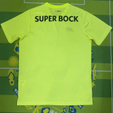 26-27 Porto Fluorescent Yellow Goalkeeper Fans Soccer Jersey