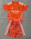 26-27 RMA Orange GoalKeeper Kids Soccer Jersey
