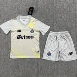 26-27 Porto Grey Goalkeeper Kids Soccer Jersey