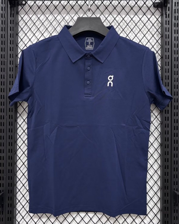 2026 ON Deep Blue High Quality Polo Short Sleeve