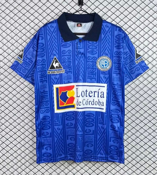 1999-2000 CA Belgrano Home Retro Soccer Jersey