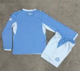 26-27 Man City Home Long Sleeve Kids Soccer Jersey (长袖)