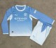 26-27 Man City Home Long Sleeve Kids Soccer Jersey (长袖)