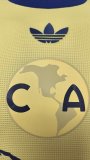 26-27 Club America Yellow 110th Anniversary Edition Player Version Soccer Jersey*带广告