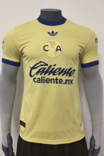 26-27 Club America Yellow 110th Anniversary Edition Player Version Soccer Jersey*带广告