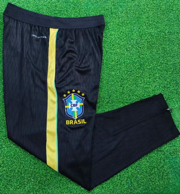 26-27 Brazil Black Training Long Pants (Have Pocket)