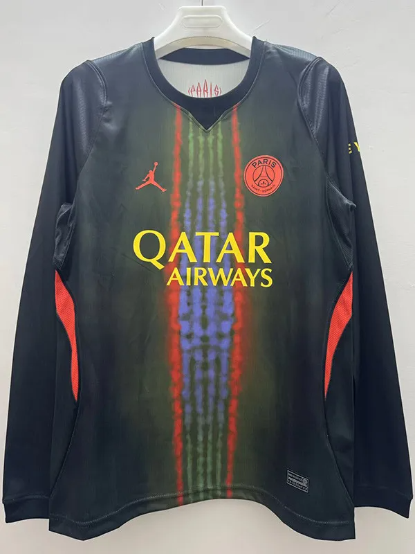 26-27 PSG Third Long Sleeve Fans Soccer Jersey (长袖)