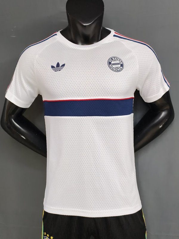26-27 Bayern White Player Version Training shirts