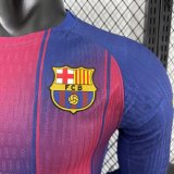 25-26 BAR Home Player Version Soccer Jersey*空白版