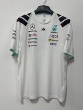 2026 F1 Benz New Pattern Short Sleeve Racing Suit