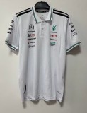 2026 F1 Benz New Pattern Short Sleeve Racing Suit