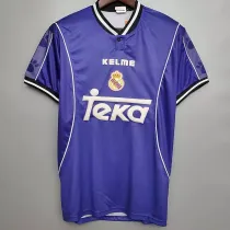 1997-1998 RMA Away Blue Retro Soccer Jersey