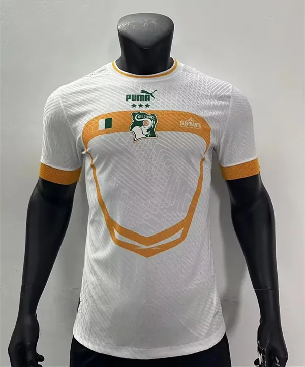 22-23 Cote d'Ivoire 3 stars Away Fans Version Soccer Jersey
