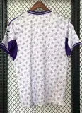 25-26 Man Utd White Purple Special Edition Fans Soccer Jersey