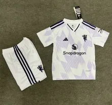25-26 Man Utd Away Kids Soccer Jersey