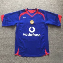 2005-2006 Man Utd Away Retro Soccer Jersey