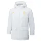 24-25 ACM White Hooded Windbreaker Fabric Cotton Coat (黄标)