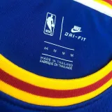 WARRIORS CURRY #30 Blue 75th Anniversary Retro NBA Jersey