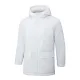 24-25 White Hooded Windbreaker Fabric Cotton Coat 光板