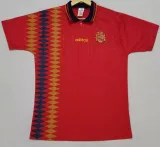 1994 Spain Home Red Retro Soccer Jersey
