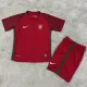 2016 Portugal Home Retro Kids Soccer Jersey
