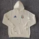 2024 Italy White Fleece Hoodie