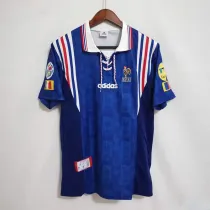 1996 France Home Retro Soccer Jersey