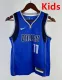 2023 Dallas Mavericks IRVING#11 Blue Top Quality Hot Pressing Kids NBA Jersey