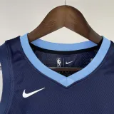 2023 GRIZZLIES MORANT #12 Blue Top Quality Hot Pressing Kids NBA Jersey